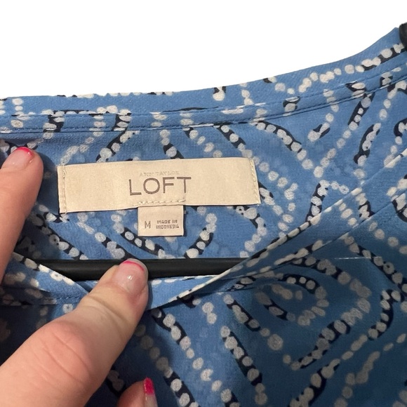 LOFT - Womens Oversized Blouse Sz MD/LG - Picture 3 of 6